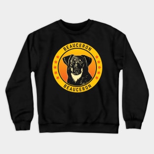 Beauceron Dog Portrait Crewneck Sweatshirt